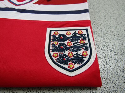 Official Score Draw Men's England 1982 World Cup Away Retro Shirt