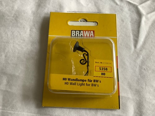 ✅Brawa 5358 H0/1:87 Betriebswerk Wandlampe h=ca. 20 mm (EX145-8S2/4)