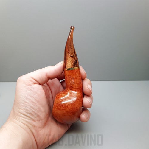 PIPA SAVINELLI WHISKY 320 9MM LISCIA MARRONE CHIARO 2025 MADE IN ITALY - Imagen 7 de 17