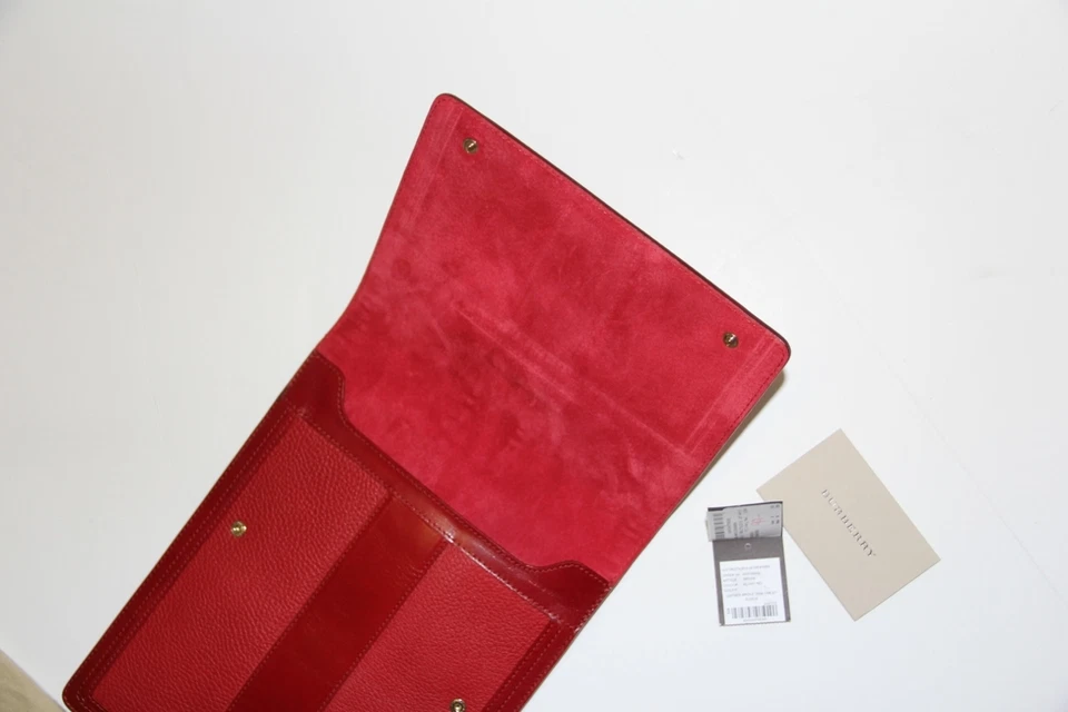 New Burberry Nova Check Red Ipad Case $425 - image 4 of 4