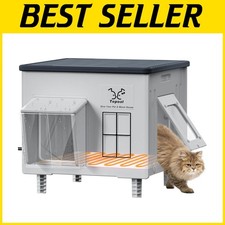 Insulated Feral Cat House, 17.7 x 17 x 17.5 in