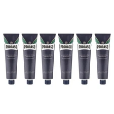 Proraso Shaving Cream in Tube Protective For Sensitive Skin Blue 5.2 oz-6 Pack