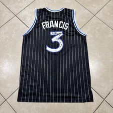 Vintage Steve Francis 3 Orlando Magic 1989-90 Jersey M Black NBA Reebok Hardwood