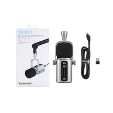 Saramonic SR-BV3 Large Diaphragm Dynamic Broadcast  Podcast Mic w/XLR or USB...