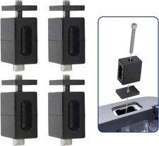 For Thule Tracrac 4-piece Bed Stake Pocket Mount Kit Rubber Blocks Screws Nuts