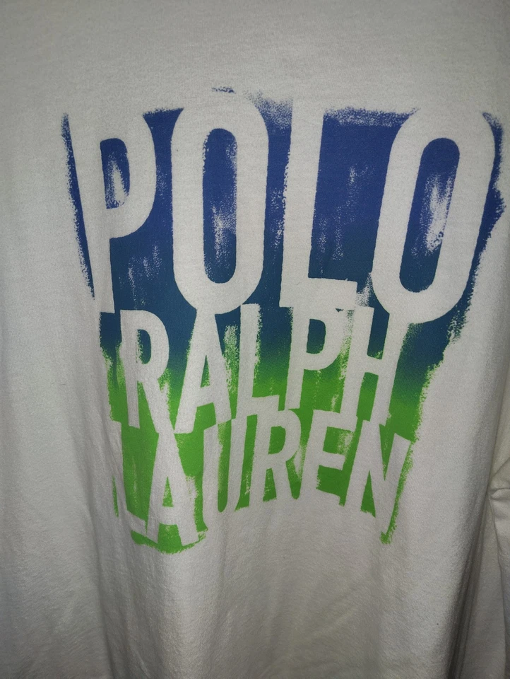 Polo Ralph Lauren Men's Graphic Short Sleeve Tee Shirt White Color Changing XLT - Image 2 of 4