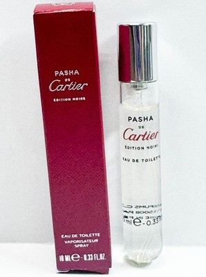 PASHA DE CARTIER EDITION NOIRE * Cartier 0.33 oz / 10 ml Mini EDT Unisex Spray