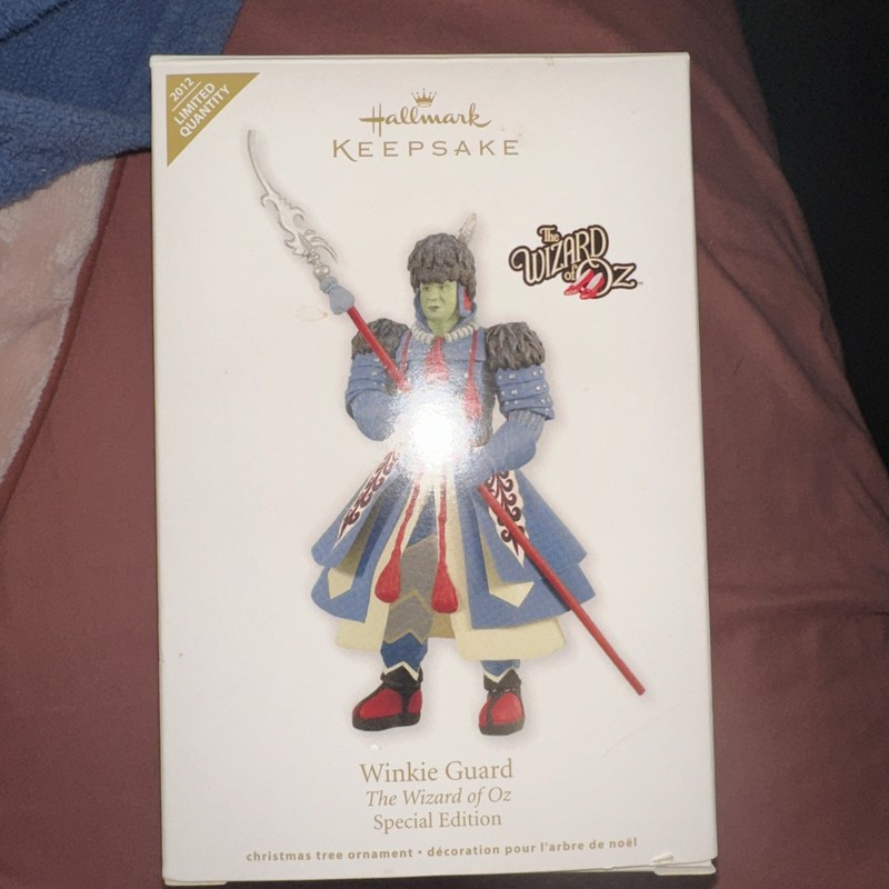 Hallmark Keepsake Wizard Of Oz 2012 Limited Quantity Winkie Guard Special Ed