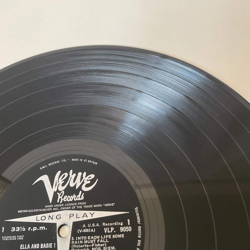 Ella Fitzgerald & Count Basie - Ella and Basie! 1963 Verve VLP 9050 [EX/EX] Mono - Изображение 3 из 4