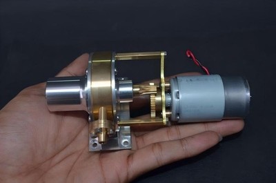 JB-C Live Steam Turbine Power Generation Unit - Brass & Aluminium Model
