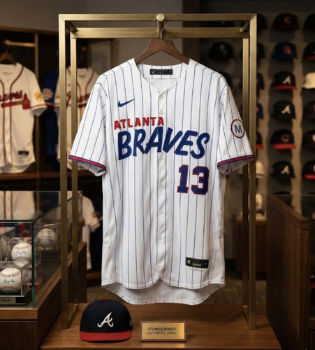 Ronald Acuna Jr. #13 Atlanta Braves Adult Stitched Full Size Baseball Jersey NEW