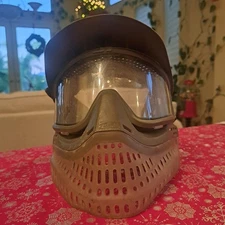 JT Flex 7 clear olive March 1998 all original clear olive mask bottom - vintage