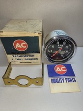 Nos Ac Delco Mechanical Tachometer With Hour Meter Usa Made
