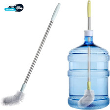 2 Pack 28" Long Bottle Brush 3  5 Gallon Bottle Cleaner Brush Nylon Bristles .