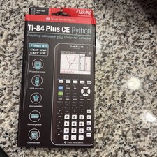 Texas Instruments TI-84 Plus CE Python Graphing Calculator - Black New Free ship