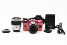 PENTAX Q10 Digital Camera Original Purple Color  2 Lenses Set From JAPAN 2392