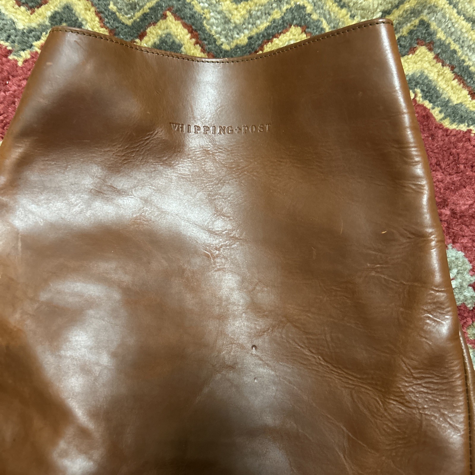 Whipping Post WP Brown Leather Backpack - image 7
