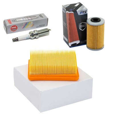 Wartung Set Ölfilter Luftfilter Zündkerze für KTM RC 125 RC 200 RC 390 2014-2021