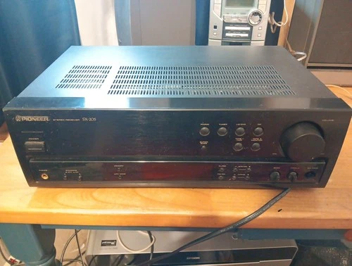1996 Pioneer Stereo Receiver Vintage SX-205 Tested Working