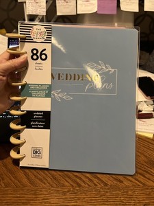 NEW! Happy Planner WEDDING PLANS Planner 12 Dividers 74 Sheets calendar organize