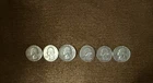 Six  1954 - 1959  Philadelphia  0.9 Silver Washington Quarters