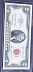 $2 1963 Red Seal  ((CHOICE AU+)) Crisp Note ** US PAPER CURRENCY AUCTIONS — photo 2