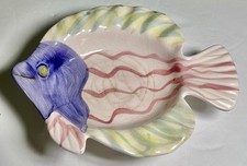 Small Fish Ceramic Pottery  Trinket/candy Dis...