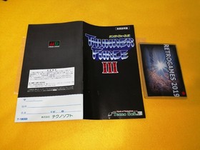 THUNDER FORCE III  Mega Drive / GENESIS  MD SEGA MEGADRIVE