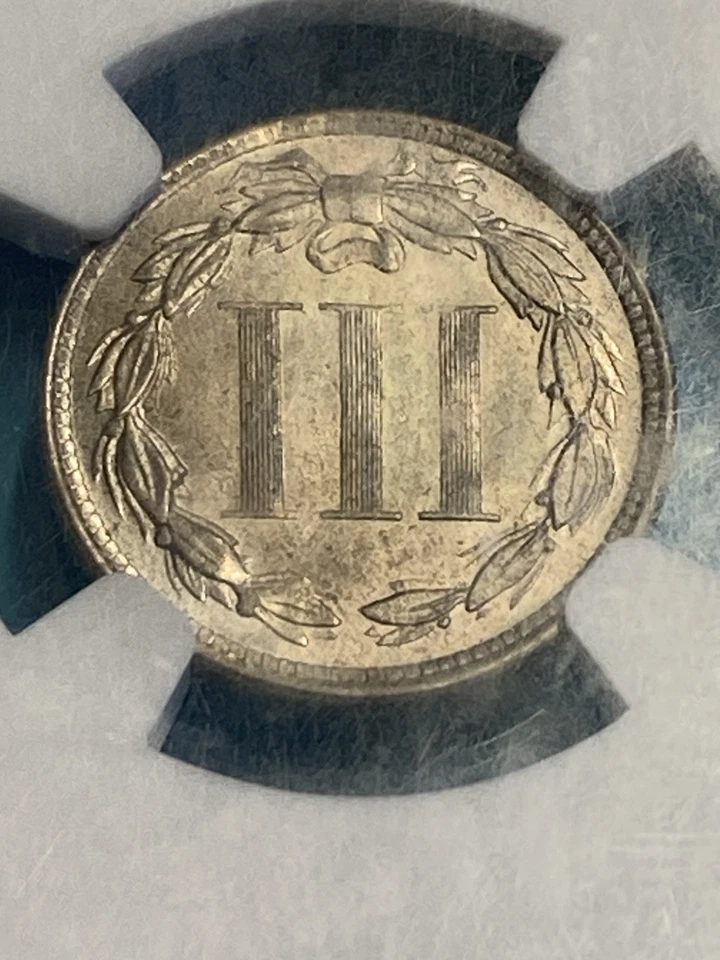 1874 Three Cent Nickel 3CN NGC Certified MS64 - Image 4 of 4
