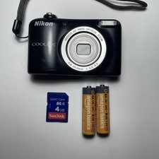 Nikon Coolpix L29 16.1MP Y2K Compact Digital Camera Tested + 4GB SD, Batteries