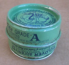 Vintage Clover Brand Valve Grinding Compound Tin- 2oz