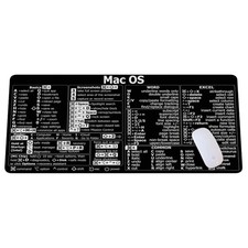 Mac os Shortcuts, Word/Excel for Mac Mouse Pad, Mac OS Candlesticks Reversa...