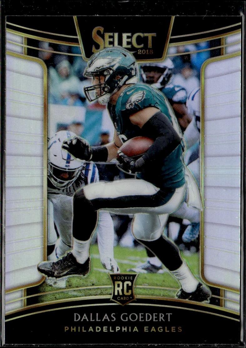 2018 Panini Select #21 Dallas Goedert Silver Prizm