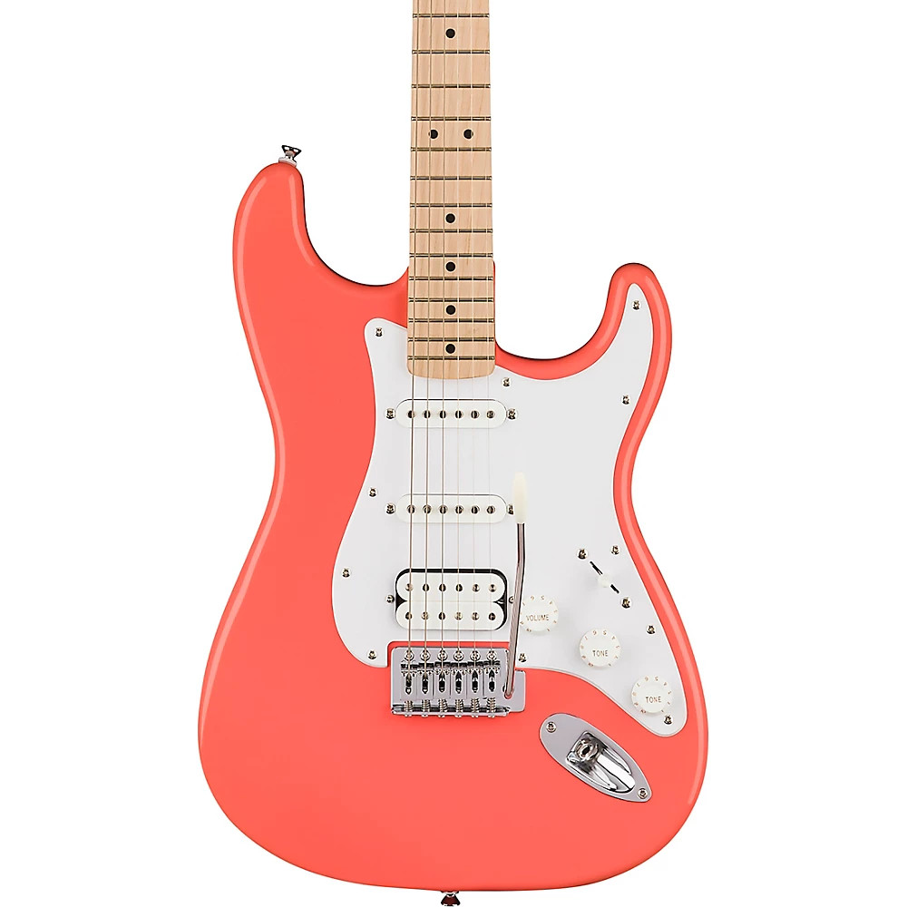 Электрогитара Squier Sonic Stratocaster HSS с кленовой накладкой Tahitian Coral