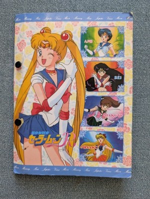 Sailor Moon Binder Japanese Full Of Beautiful Rare Prism Cards Holo