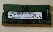 Micron 16GB 1RX8 DDR4 PC4-3200AA-SA2 260-pin Laptop SO-DIMM RAM MTA8ATF2G64HZ