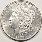 1879-S MORGAN DOLLAR REV '78 7TF ~ BRIGHT WHITE CHOICE BU UNCIRCULATED!