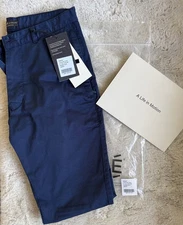 Emigre Travel Commuter Chino Marine Blue - 30x30 NWT