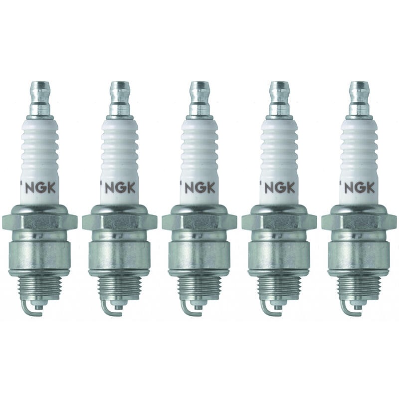 NGK Spark Plug 3913 5-PACK V-Power R5670-9 14mm Copper/Nickel, Flat, HR 9