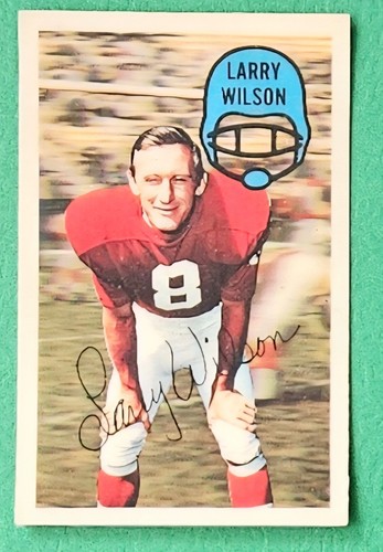 1970 Kellogg's Football #14 Larry Wilson - EX