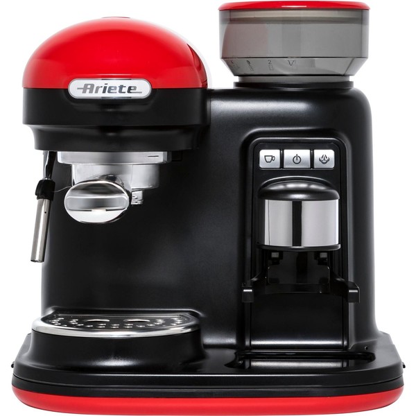 Ariete Moderna Espressomaschine Inkl. KaffeemüHle SiebträGergeräT-image