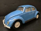 1960s Tonka 9in Press Steel Volkswagen Beetle Bug Car Toy Incredibly Collectible