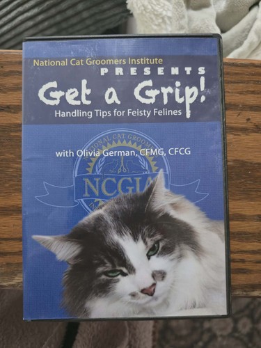 NCGIA “Get a Grip!” Cat Grooming Training DVD – Handling Feisty Felines – Pro...