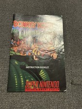 Donkey Kong Country SNES ONLY MANUAL