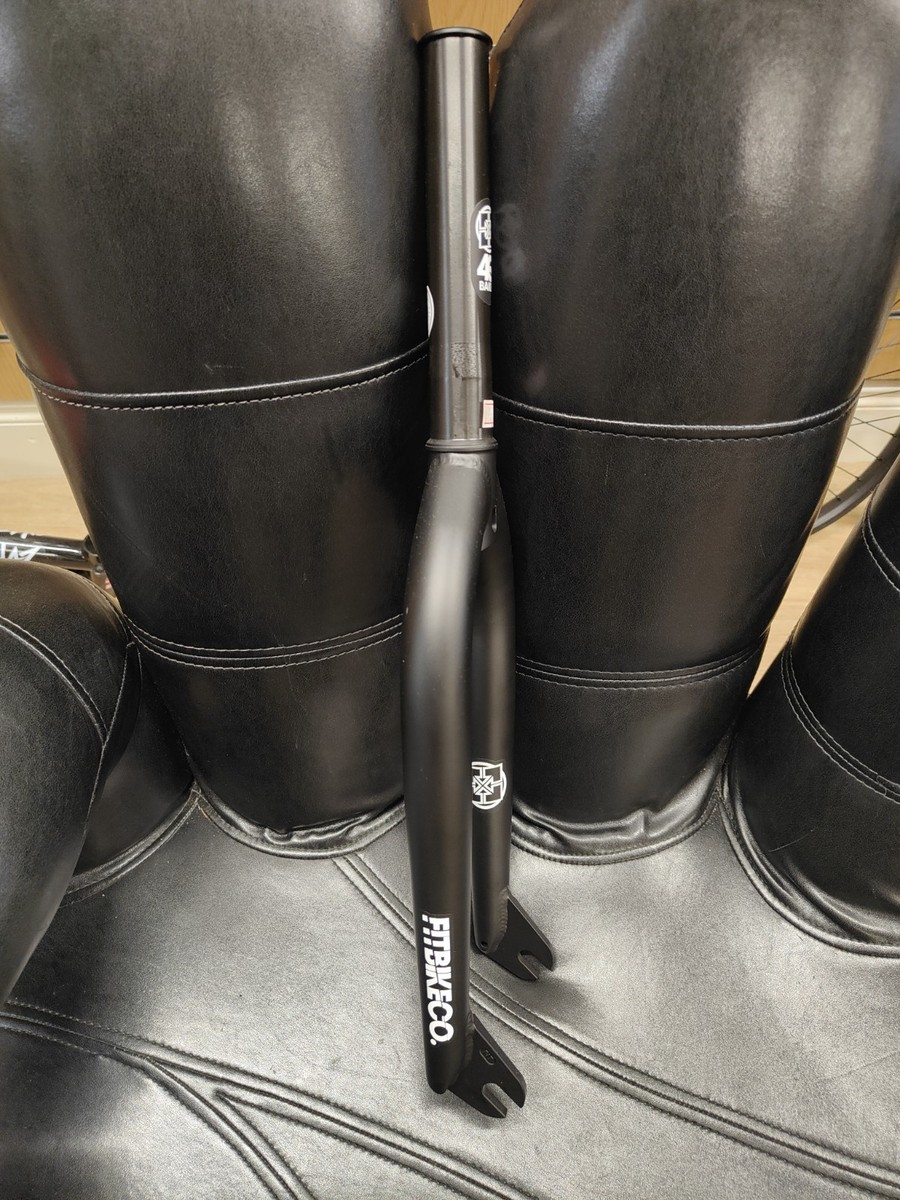 FIT bike co shiv v3 bmx Forks - Black 4Q Baked 4130 Cromo | eBay UK