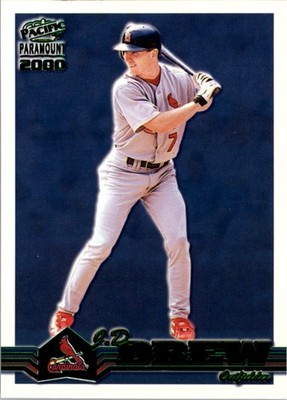 2000 Paramount Green #194 J.D. Drew - BB