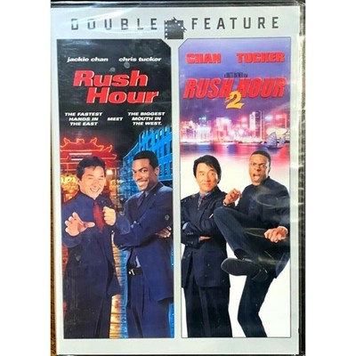 Rush Hour & Rush Hour 2 NEW DVD Double Feature Comedy Jackie Chan Chris Tucker
