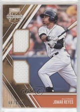 2017 Panini Elite Extra Edition Dual Materials Holo Gold 66/99 Jomar Reyes 2t9
