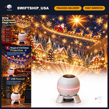 Magical Christmas Projector Light, Merry Glow Holiday Projection Decor