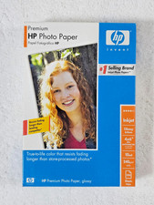 VTG HP Premium Photo Paper Glossy 4x6" 100 Sheets Q1990A Sealed 2006 Inkjet NEW